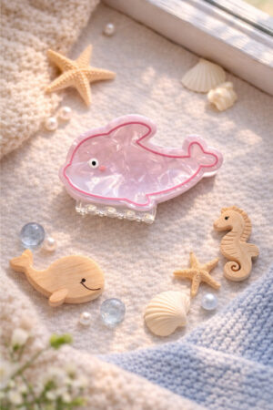 Takabee Acrylic Fancy Dolphine Claws - Pink
